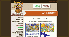 Desktop Screenshot of macgamut.com