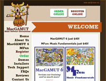 Tablet Screenshot of macgamut.com